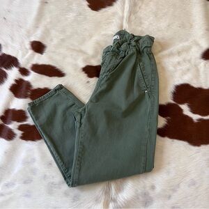 ZARA Olive Green Cargo Denim